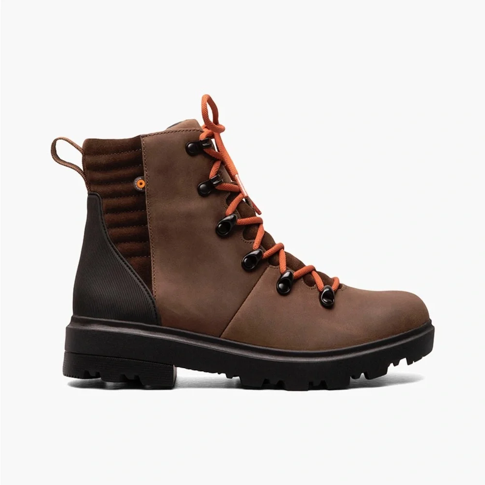 Bogs Women's Holly Lace Leather Waterproof Boots